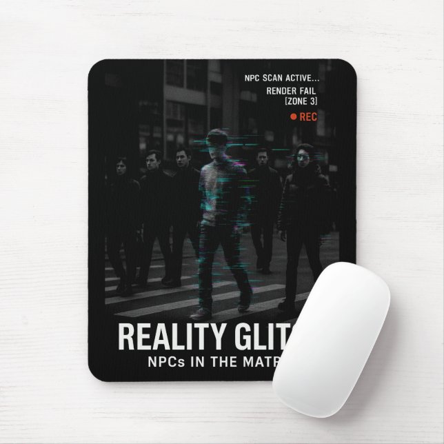 Reality Glitch - Render Versag [Zone 3] Mousepad (Mit Mouse)