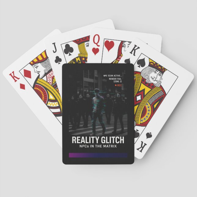 Reality Glitch - Render Versag [Zone 3] Spielkarten (Rückseite)