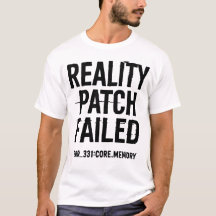 Reality Patch Versagt - Glitched Typografie