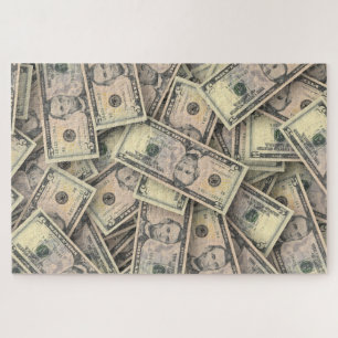 Really impossible dollars money jigsaw puzzle