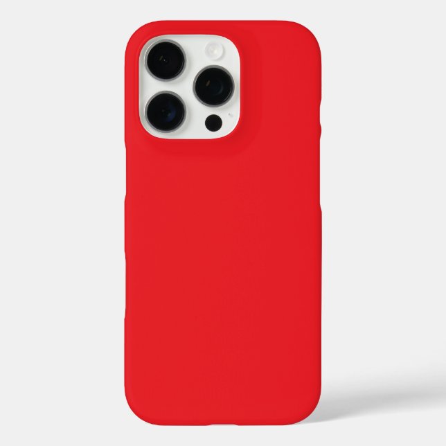 Really Red iPhone 16 Pro Hülle (Rückseite)