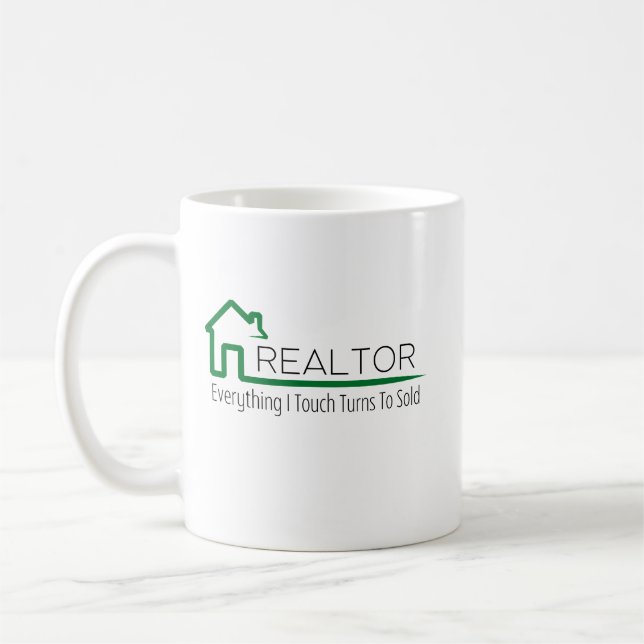 Realtor - Alles, was ich Touch verkauft Kaffeetasse (Links)