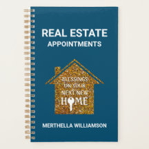 REALTOR Aquamariner Glitzer REAL ANWESEN Ernennung