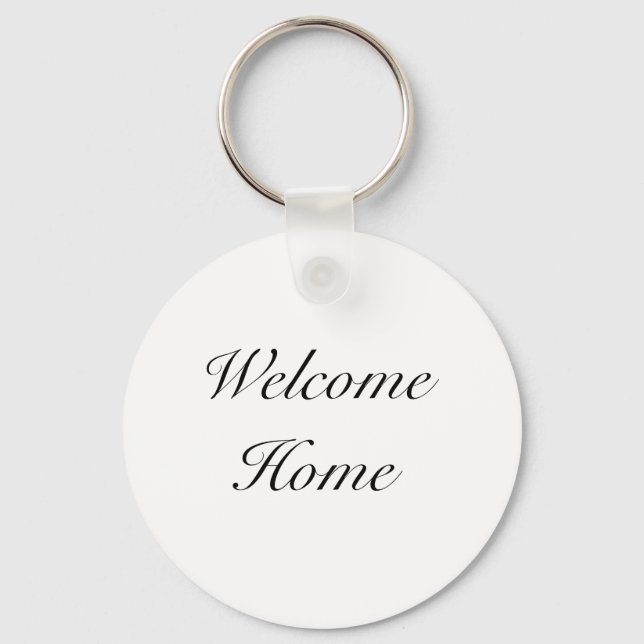 Realtor Begrüßung von Zuhause Housewarming Schlüsselanhänger (Vorderseite)