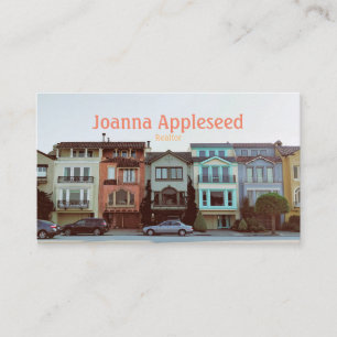 Realtor Business Card   mit seitlichem Schuss auf  Visitenkarte