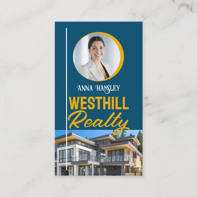 Realtor Business Card Visitenkarte (Vorderseite)