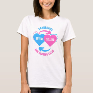REALTOR Connecting Buyers Sellers Real Anwesen T-Shirt