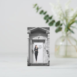 Realtor dans la porte | Carte de visite personnali