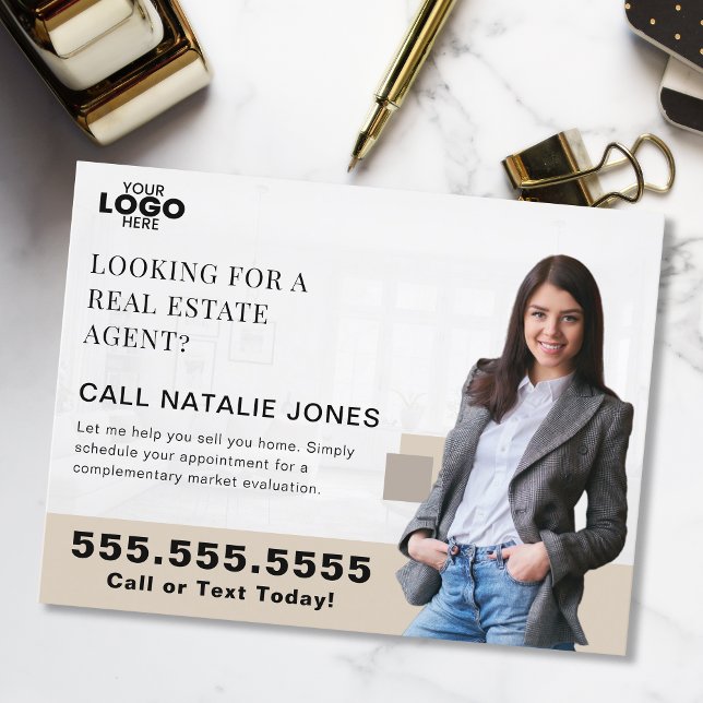 Realtor Farm Mailer Real Anwesen Marketing Logo Postkarte (Von Creator hochgeladen)