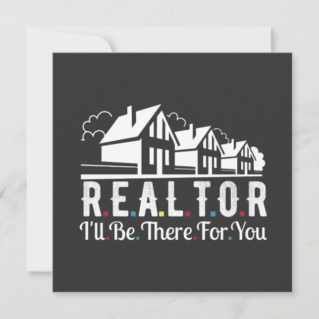 Realtor für Ihr Haus Karte (Vorderseite)