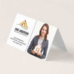 Realtor Holding Zuhause Geschäftsfrau