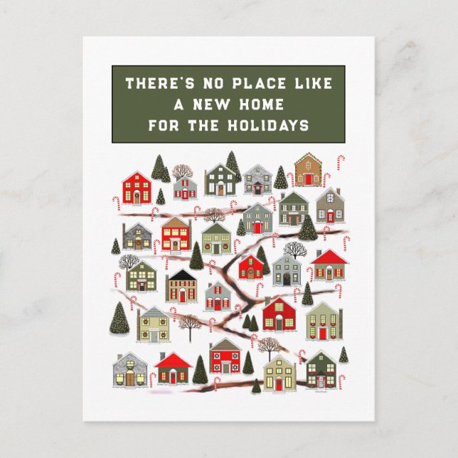Realtor Holiday Cards Postkarte (Vorderseite)