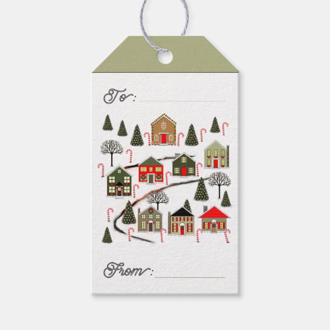 Realtor Holiday-Geschenketiketten Geschenkanhänger (Vorderseite)