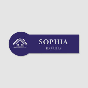 Realtor-Logo-Branding-Identität Namensschilder Namensschild