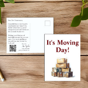 Realtor Moving Day gratulieren Postkarte