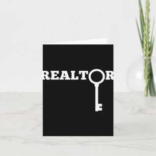 Realtor Neuer Agent Immobilienlizenz Auszubildende Karte