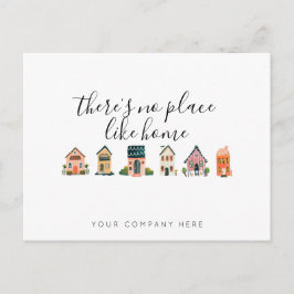 Realtor New Homeowner Marketing Real Anwesen Postkarte