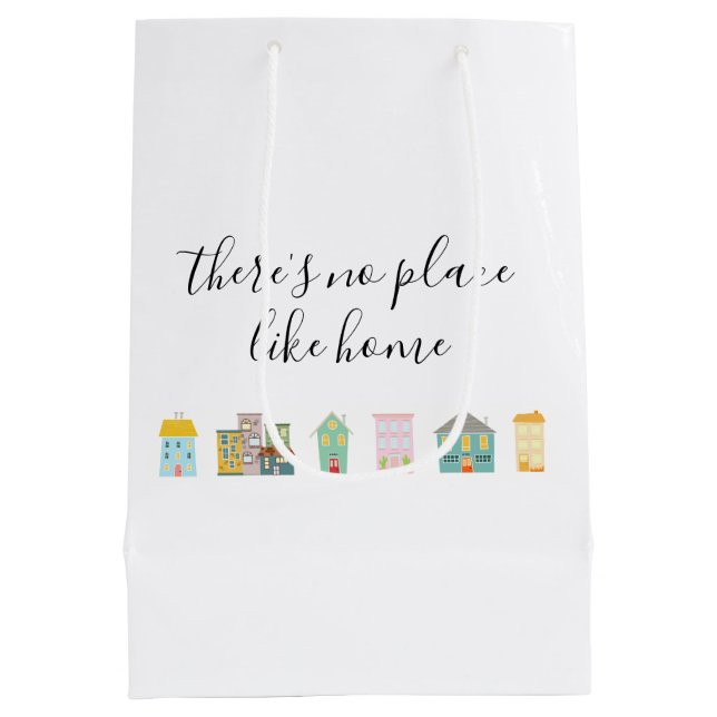 Realtor New Homeowner Mittlere Geschenktüte (Rückseite)