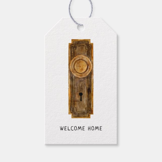 Realtor New Zuhause Herzlichen Glückwunsch Housewä Geschenkanhänger (Vorderseite)