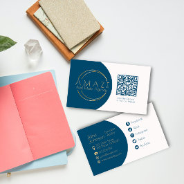 Realtor QR Carte de visite avec logo