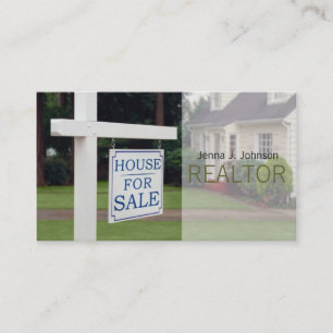 Realtor, Real Anwesen, Agency House Zuhause Busine Visitenkarte