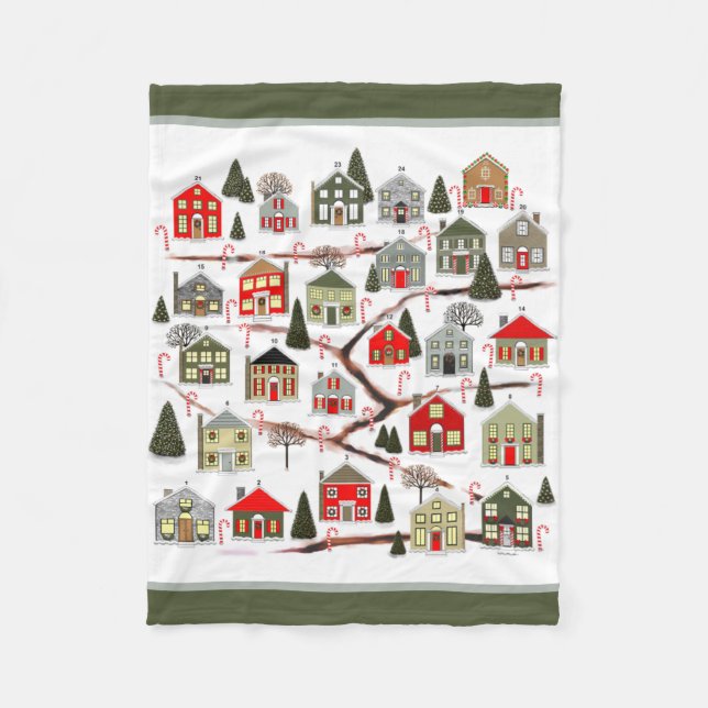 Realtor Real Anwesen Agent Holiday Gift Fleecedecke (Vorderseite)