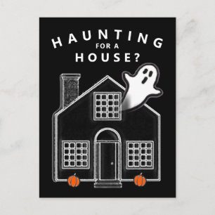 Realtor Real Anwesen Oktober Halloween Postkarten