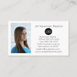 Realtor Real Anwesen Picture Modern Business Cards Visitenkarte