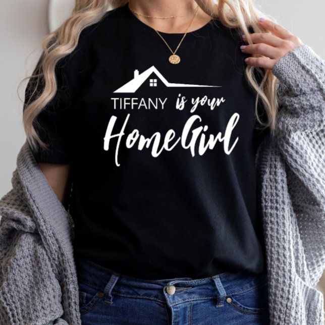 Realtor Real Anwesen Sales Zuhause Girl Name T - S T-Shirt (Von Creator hochgeladen)