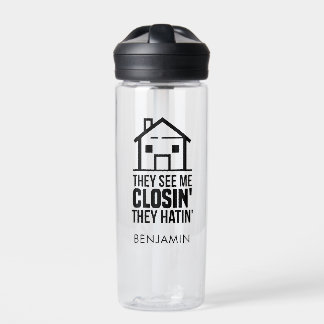 Realtor sie sehen, wie ich die Agent-Gag für Echte Trinkflasche