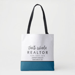 Realtor Tote Bag Personalisiert Business Toag Tasche