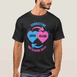 REALTOR verbindet Käufer Verkäufer Immobilien T-Shirt