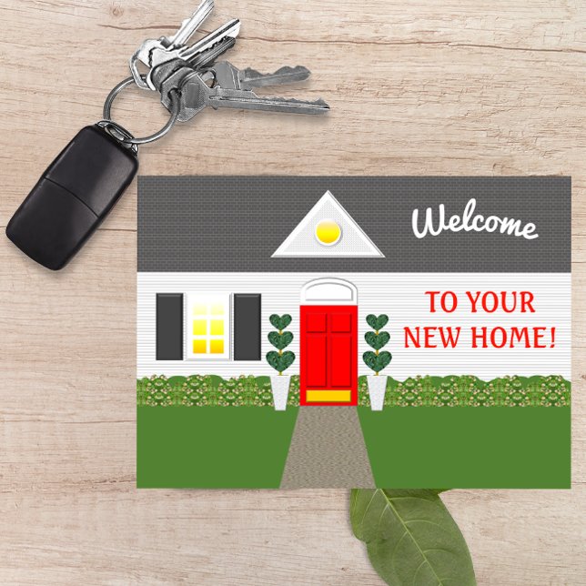 Realtor Welcome Zuhause Dankeschön Karte (Von Creator hochgeladen)