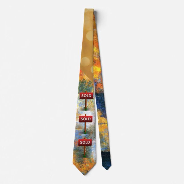 Realtor's Necktie - verkauft! Krawatte (Vorderseite)
