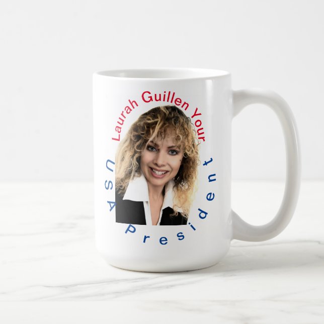 #REALUSAPRESIDENTLAURAHGUILLEN KAFFEETASSE (Rechts)