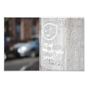 Reap What You säen New York City Graffiti Foto NYC