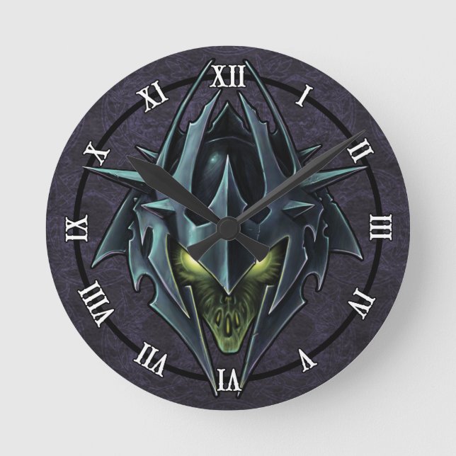 ReaperCon 2019 - Wraith King Clock Runde Wanduhr (Vorderseite)
