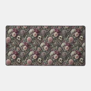 Reaping in the Rose - Gothic Skull Floral