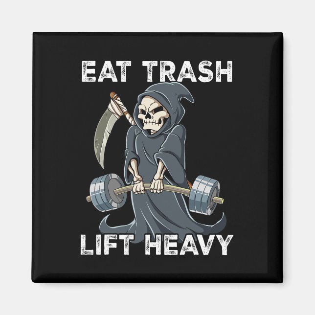 Reapper Gym Weichtrainings essen Müllhalde schwer Magnet (Vorne)