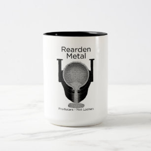 Rearden Metallkaffee-Tasse Zweifarbige Tasse