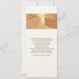 Reb Nachman's Prayer 4" x 9,25" Karte mit Umschlag