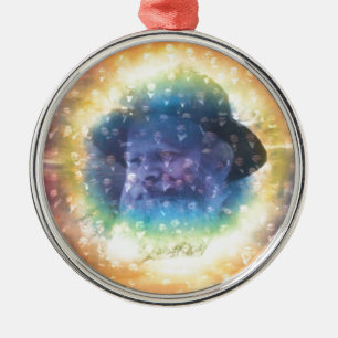 Rebbe Silbernes Ornament