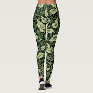 Rebcluster in Grünschattierungen Leggings