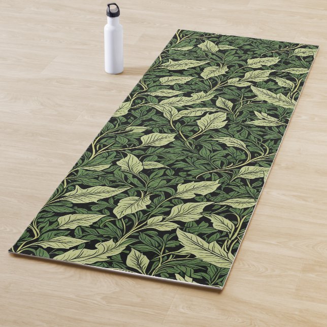 Rebcluster in Grünschattierungen Yogamatte (Beispiel)