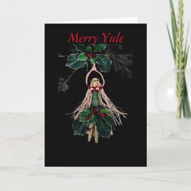 Rebe-Weihnachtengrußkarte Feiertagskarte (Vorderseite)