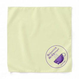 Rebecca McKinnon Mystery Author Logo HandkerChief Halstuch