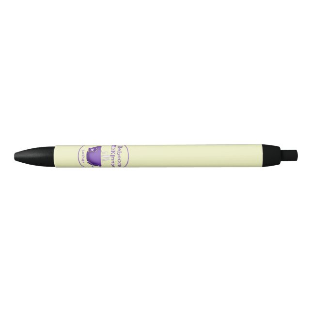 Rebecca McKinnon Mystery Author Logo Pen Kugelschreiber (Vorderseite)