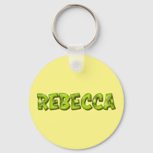 Rebecca Name Kiwi Design Porte-clés