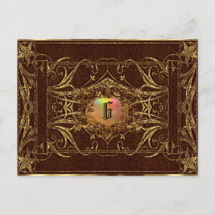 Rebeckae Corgi Viktorianisch Postkarte