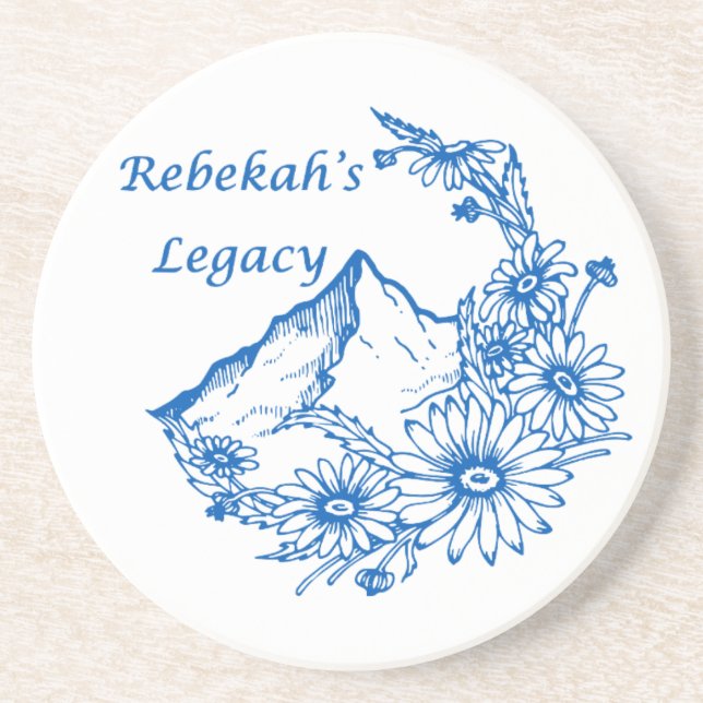 Rebekah's Legacy Sandstone Untersetzer (Vorne)